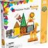 MAGNA-TILES Safari Animals - Juego de construcción magnética de 25 piezas