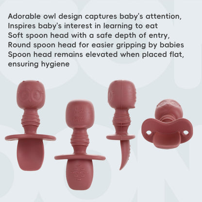 blisskidslandSet de vajilla de silicona para bebés (paquete de 8 piezas)