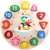 Toyvian reloj de pingüino de madera