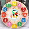 Toyvian reloj de pingüino de madera