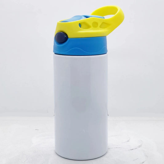 An-Nur sublimación amarillo/azul vaso de 12 onzas