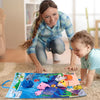 Keysense alfombra de juego plegable grande | Alfombra de juego multiusos para suelo