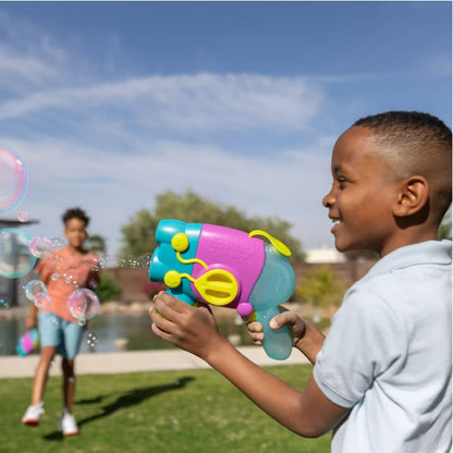 Chuckle & Roar Squirty Squirts - Pistola eléctrica 2 en 1 de burbujas y agua