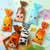 24 bolsas de golosinas para fiesta de animales de safari