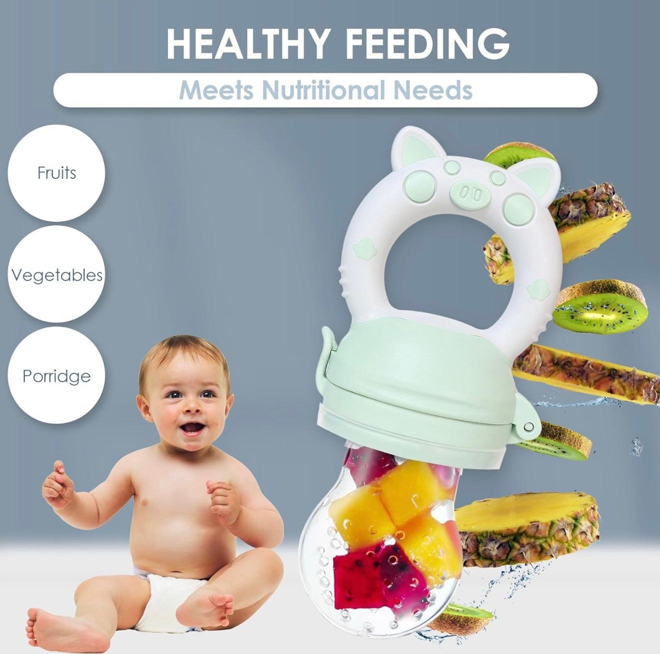 Chupete Bluet B-Baby Fruit Feeder - Alimentador de comida