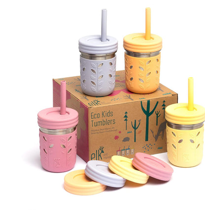 Copas de acero inoxidable de Elk and Friends | Tarro Mason de 10 onzas