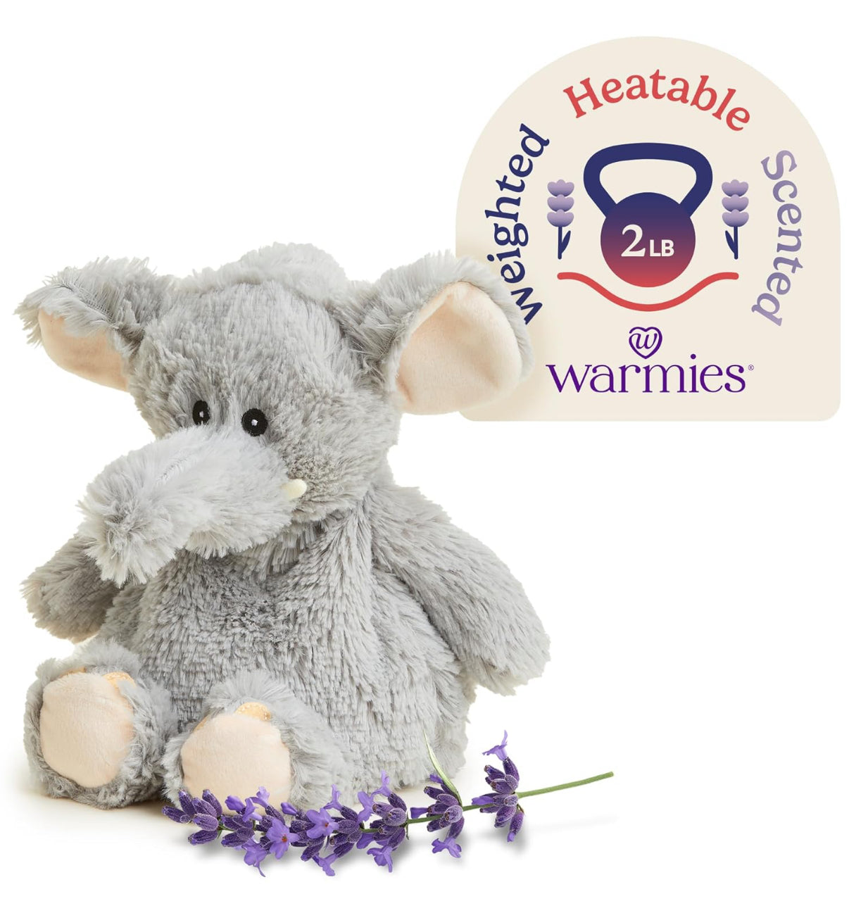 Intelex Cozy Plush Elefante Microwaveable Warmer