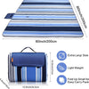 Cobija para picnic/exterior grande, con refuerzo impermeable, 200x200 cm