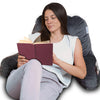 ComfortSpa Almohada de lectura para cama tamaño adulto
