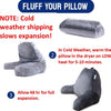 ComfortSpa Almohada de lectura para cama tamaño adulto