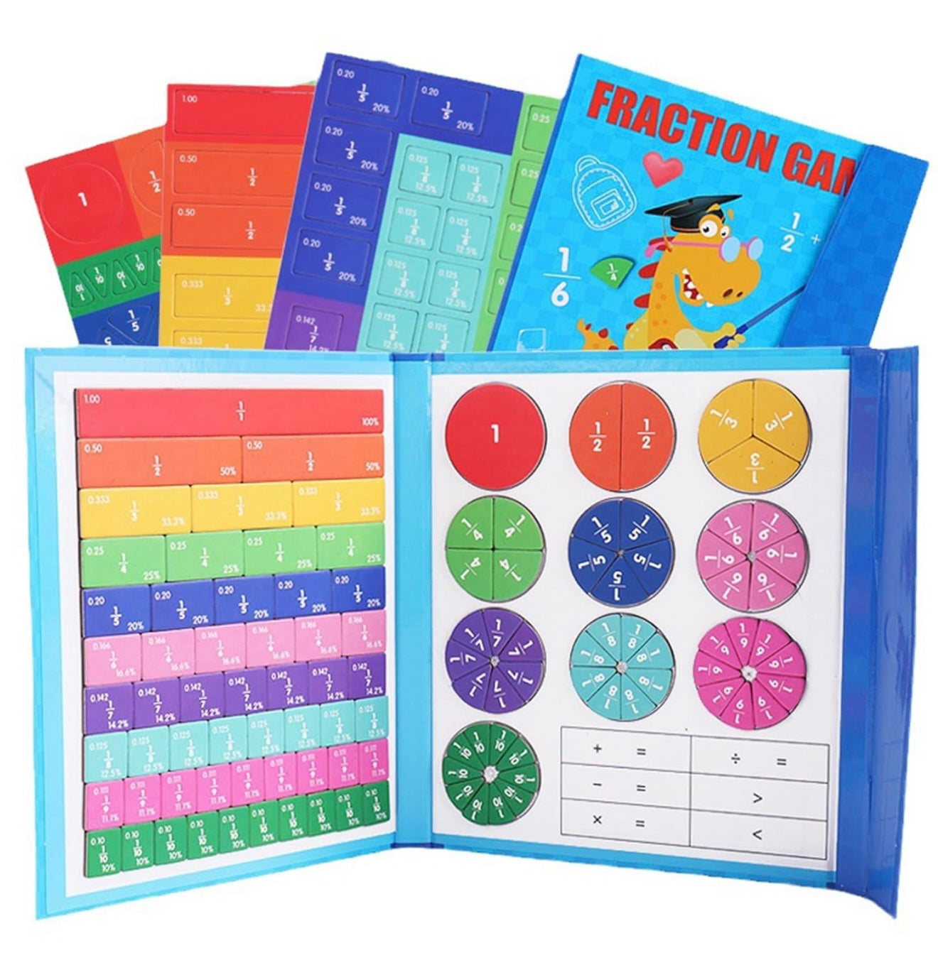 Juego educativo magnético de matemáticas