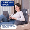 ComfortSpa Almohada de lectura para cama tamaño adulto