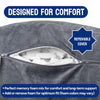 ComfortSpa Almohada de lectura para cama tamaño adulto