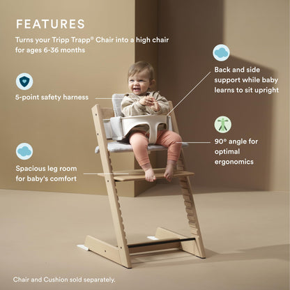 Stokke Tripp Trapp - Juego para bebé, edades de 6 a 36 meses, color blanco