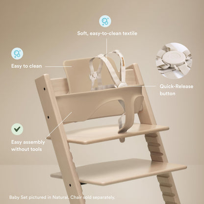 Stokke Tripp Trapp - Juego para bebé, edades de 6 a 36 meses, color blanco