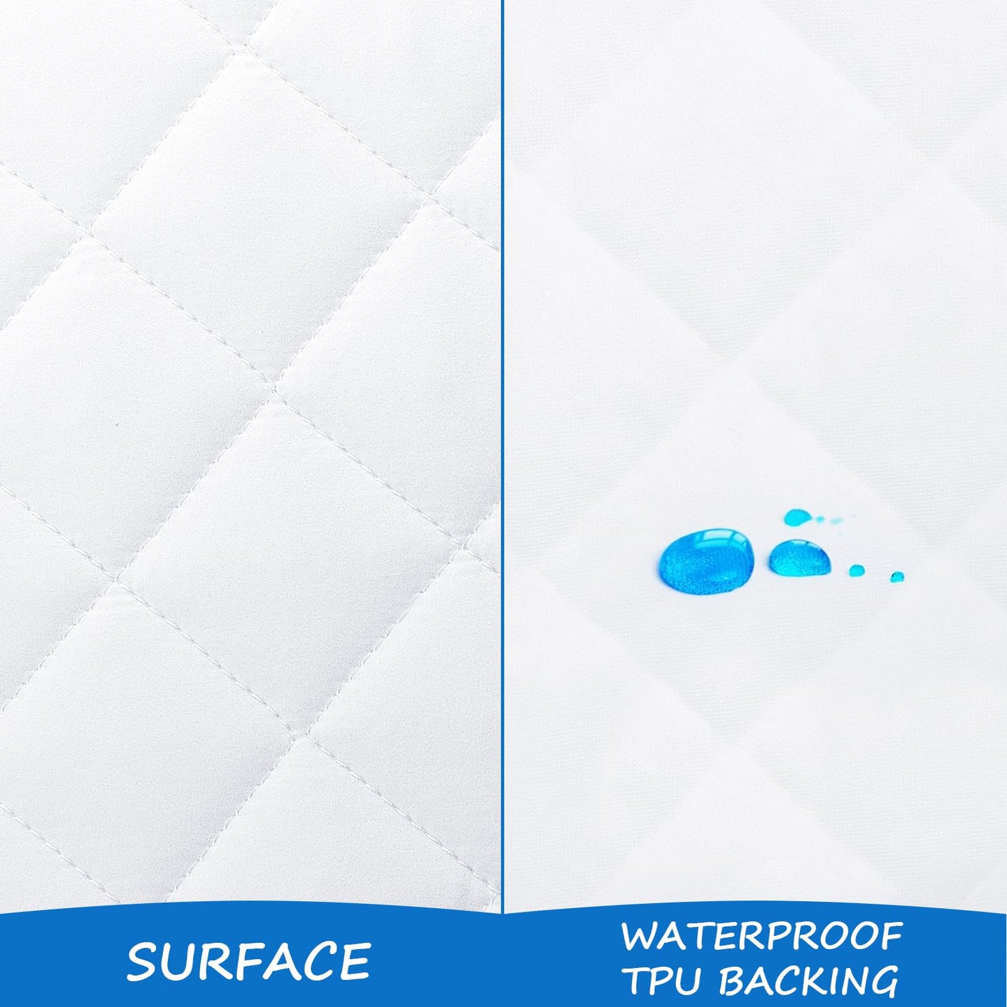 Coldwind 2 protectores para colchón de cuna 30 x 75 pulgadas