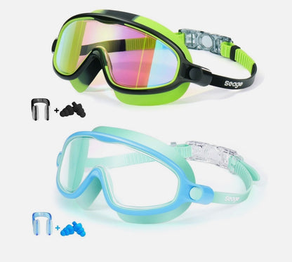 Paquete de 2 gafas de natación Seago antiniebla anti-UV
