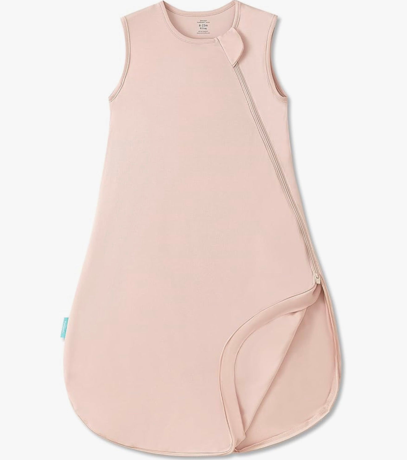 PurComfy Saco de dormir súper suave de 0.5 TOG, saco de dormir de viscosa de bambú, 0-3 meses