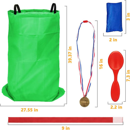 Bolsas de carreras de sacos de patatas para juegos al aire libre para niños
