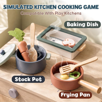 Lehoo Castle - Accesorios de cocina de madera para jugar