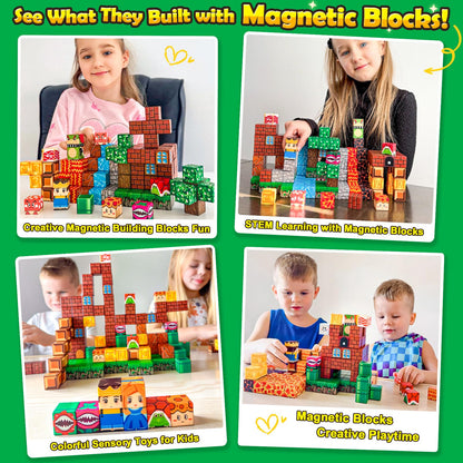 100 bloques magnéticos