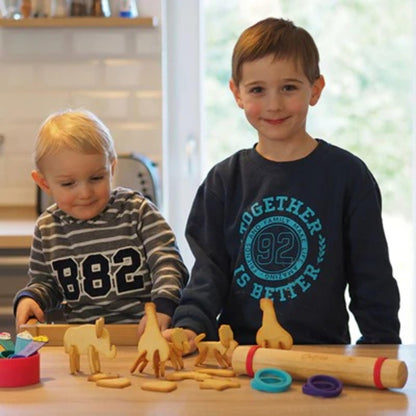 Chefclub Kids - Set de cortadores de galletas: Animales en 3D