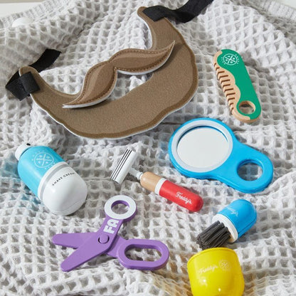 Kit de cuidado de madera para juego de simulación First Barber