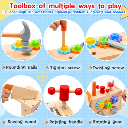 Juego de herramientas para niños: 29 piezas