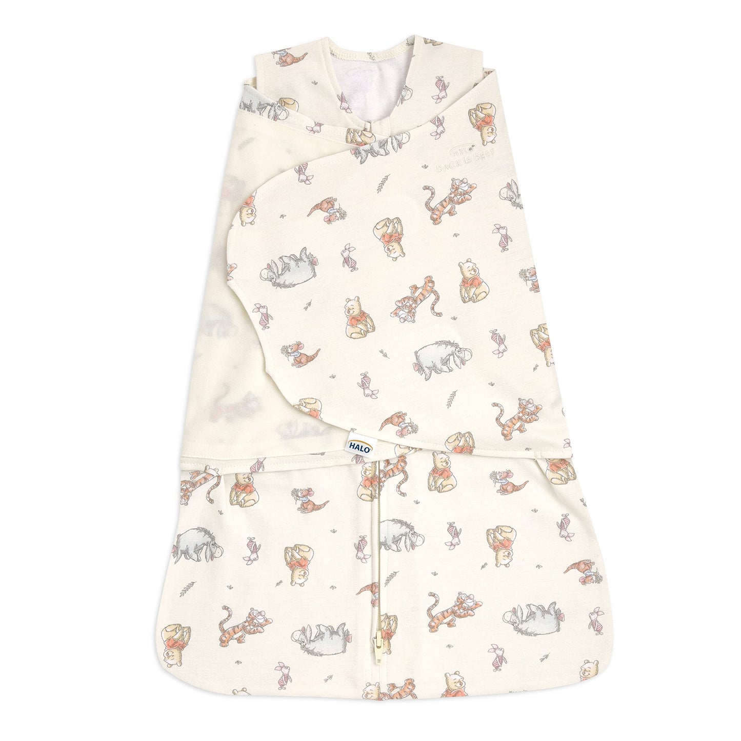 HALO Disney Winnie Pooh Baby Saco de dormir 100% algodón, 1.5tog- 3-6 meses