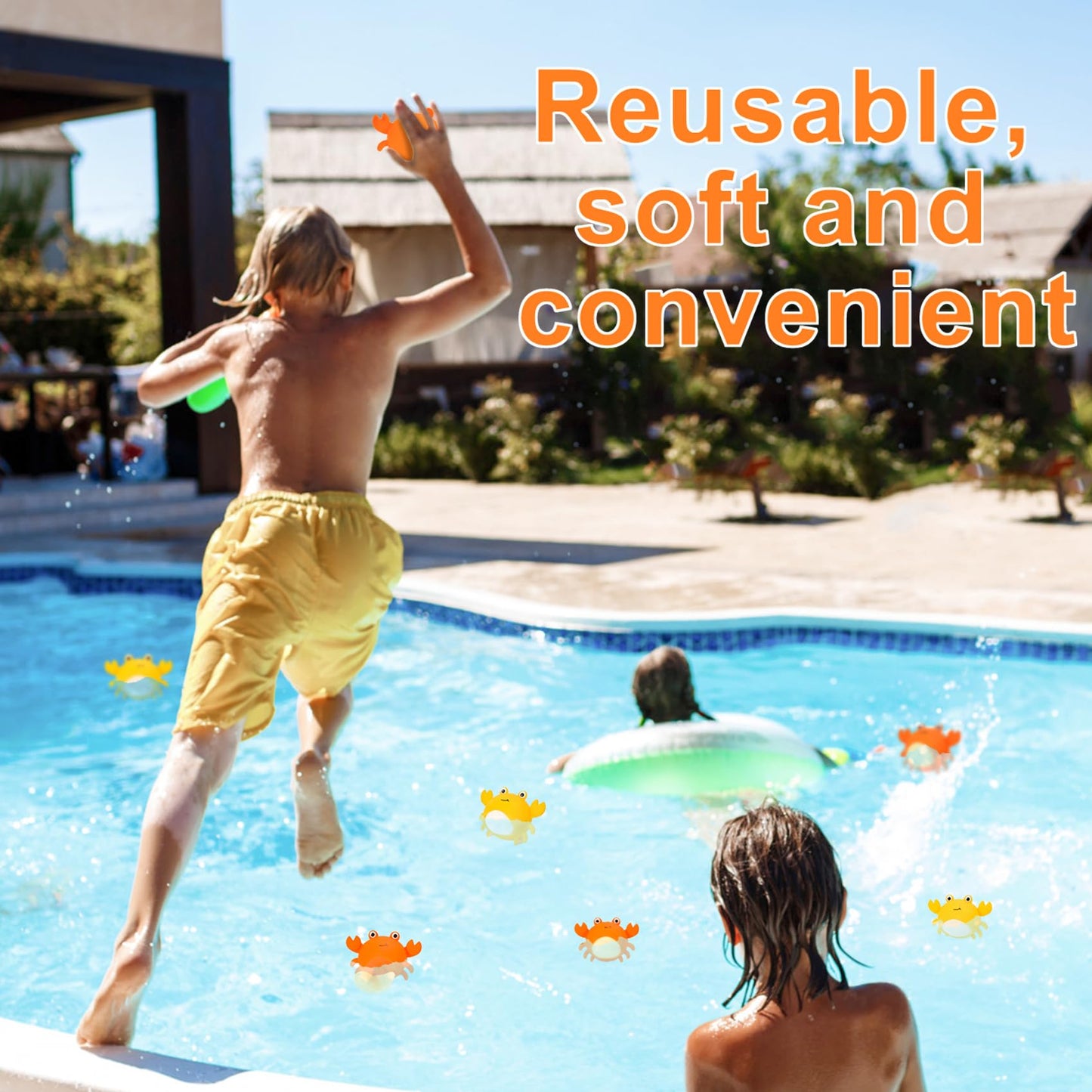 Globos de agua reutilizables