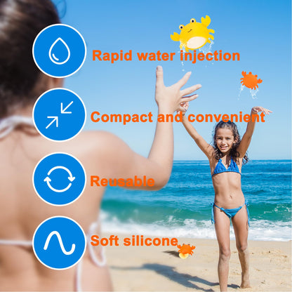 Globos de agua reutilizables