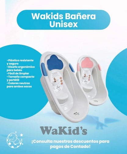 Tina para bebés de recién nacido a 18 meses, azul