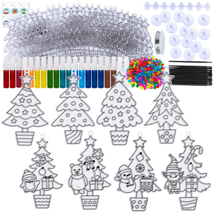 Winlyn 24 juegos de adornos de árbol de Navidad