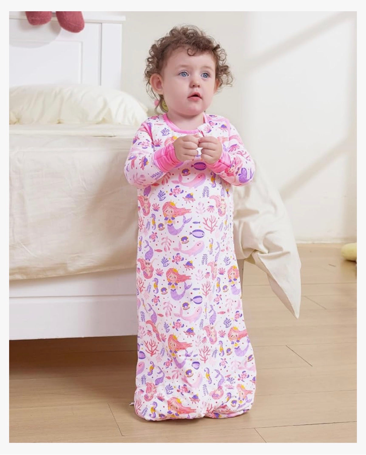 Saco de dormir de rayón hecho de viscosa de bambú 1.0 tog, 18-36 meses