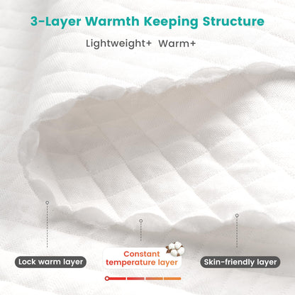 Saco de dormir de rayón hecho de viscosa de bambú 1.0 tog, 18-36 meses