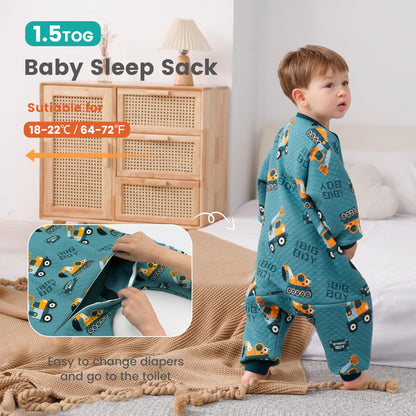 Saco de dormir de rayón hecho de viscosa de bambú 1.0 tog, 18-36 meses