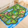 Alfombra de juego para niños con carreteras
