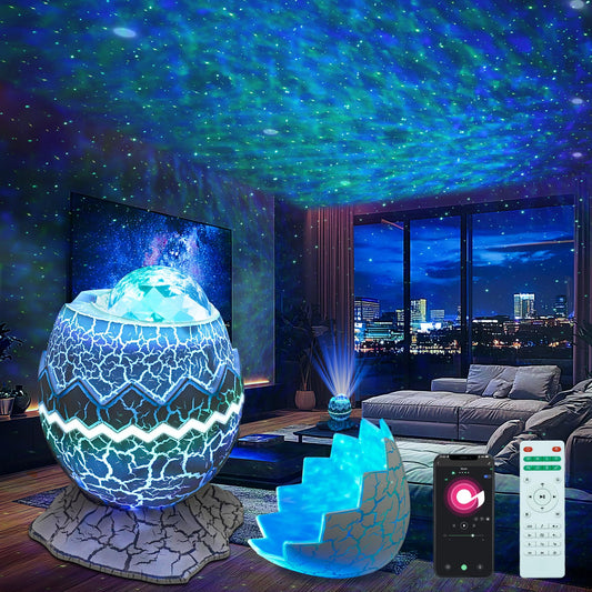 Proyector de galaxia para dormitorio, proyector de estrella de nebulosa de 15 colores con altavoz Bluetooth