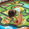 Alfombra de juego para niños con carreteras