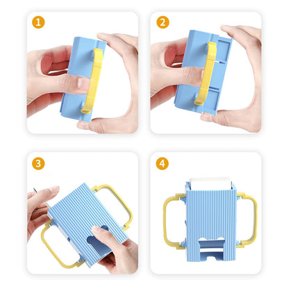 Bolsa portátil y soporte para caja a prueba de apretones