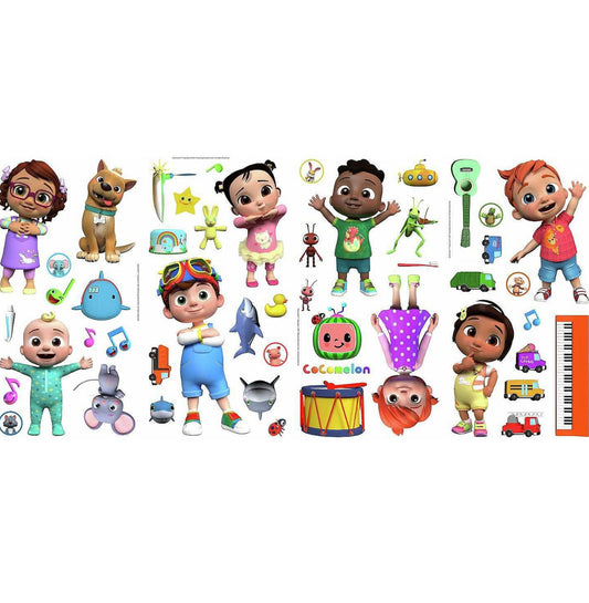 RoomMates Cocomelon - Calcomanías de pared para despegar y pegar