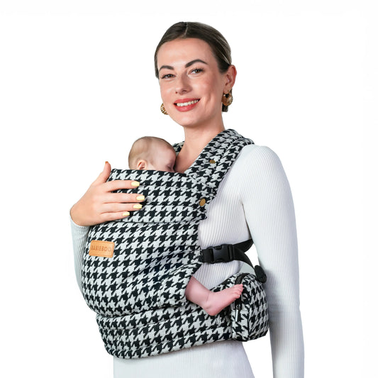 Babieboo portabebés para recién nacidos a niños pequeños, con soporte para la cabeza 7-44 libras