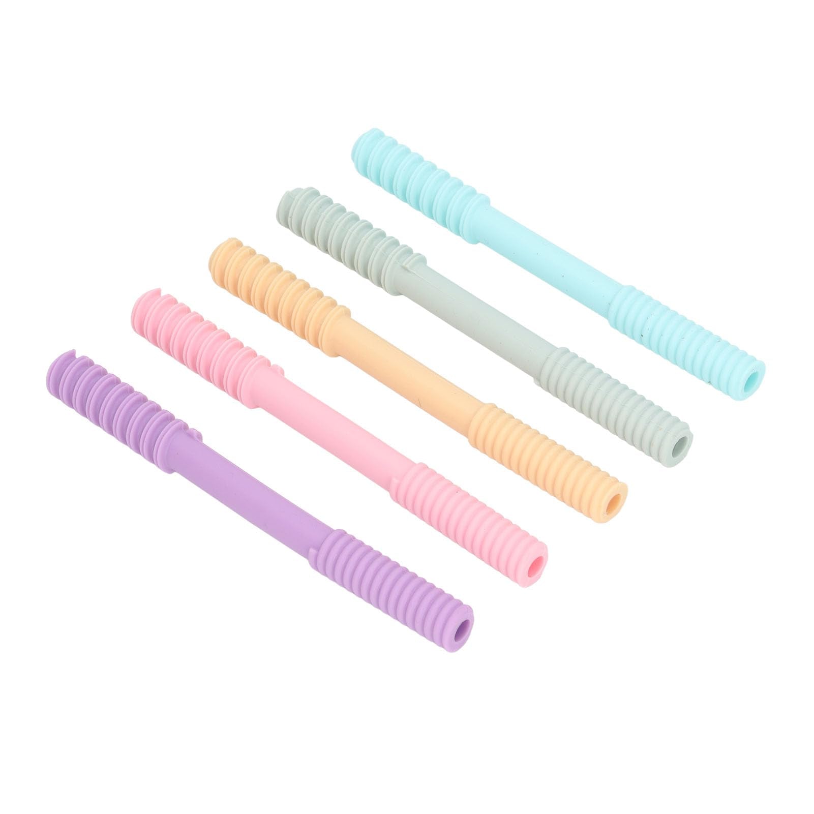 Varillas de dentición para bebés, tubos de silicona suave