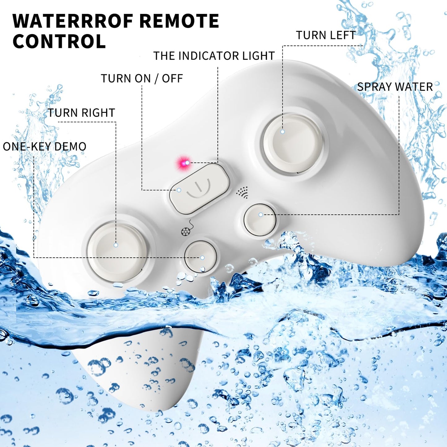 Bennol Juguetes de tiburón a control remoto 2.4Ghz