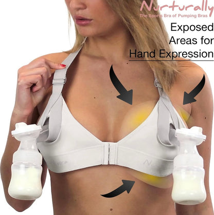 Nurturally Brasier de bombeo verdaderamente manos libres, se adapta a 36A a 46D