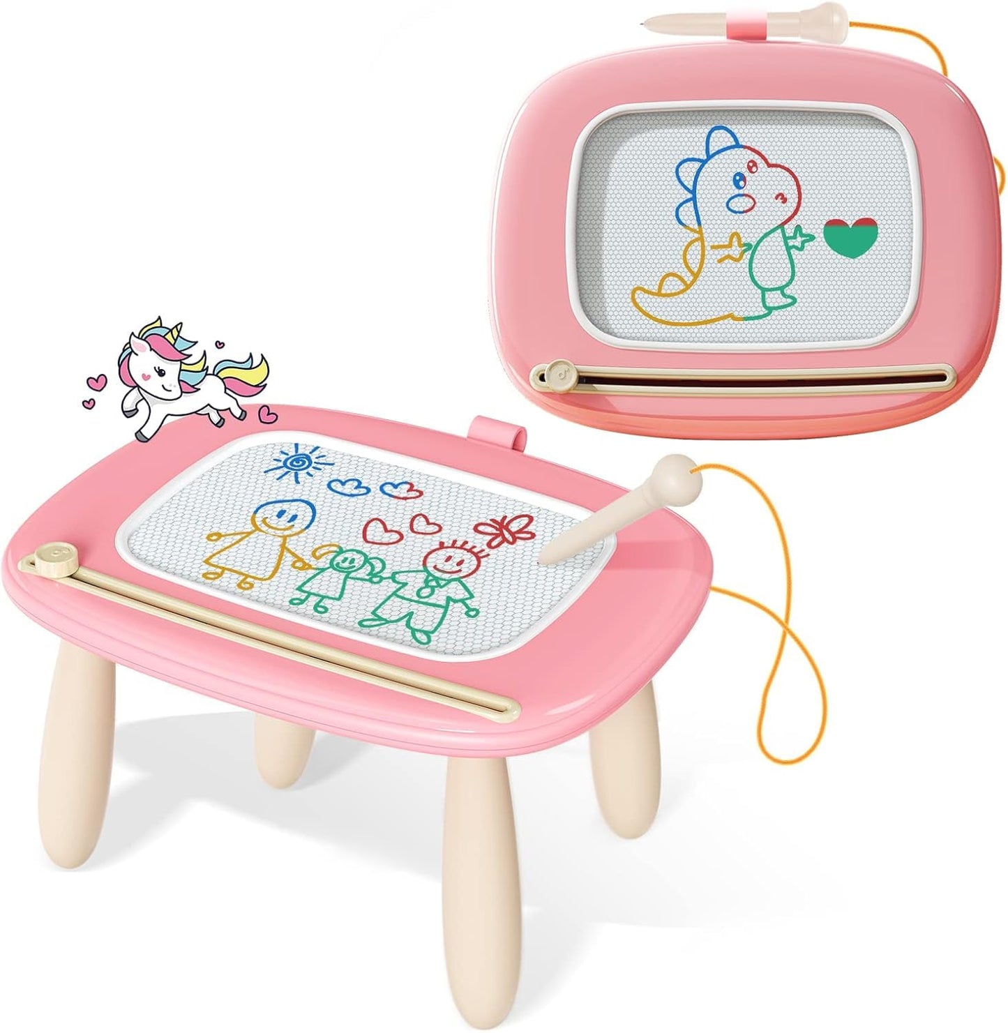 Kikidex Tablero magnético de dibujo