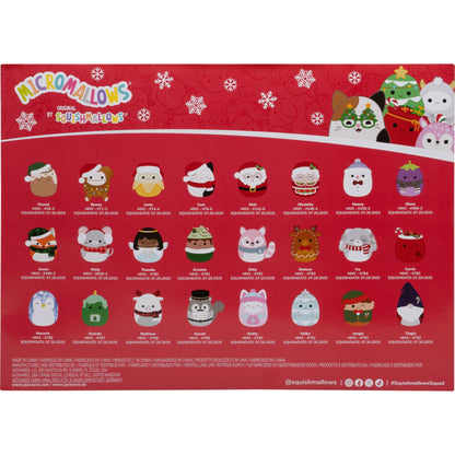 Squishmallows Calendario de Adviento de felpa de 24 días de Micromallows original