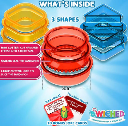 Savoychef Cortador y sellador de sándwiches