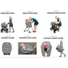 Funda de asiento de automóvil transpirable para bebés