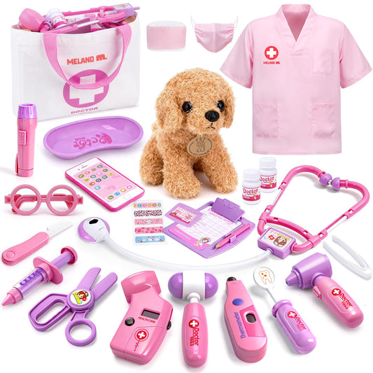 Meland - Kit médico de juguete para niñas